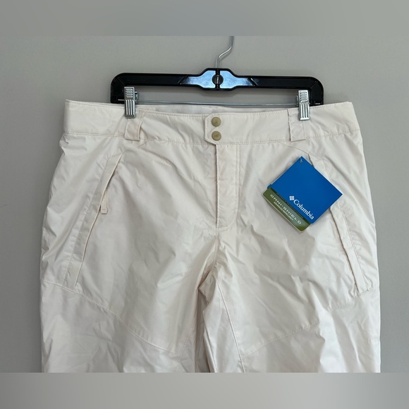 NWT Columbia Moonlight Mover II Omni Shield Ski/Snow Pants in Off White, L - Picture 3 of 12